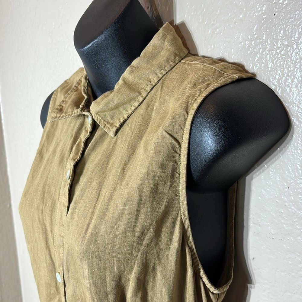 Faherty Tan Midi Dress - Picture 3 of 8